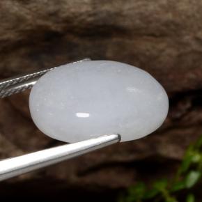 12.21克拉天然翡翠，椭圆形切割，半透明