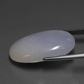 22.23克拉天然翡翠，椭圆形切割，半透明