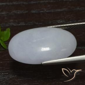 15.02克拉天然翡翠，椭圆形，半透明