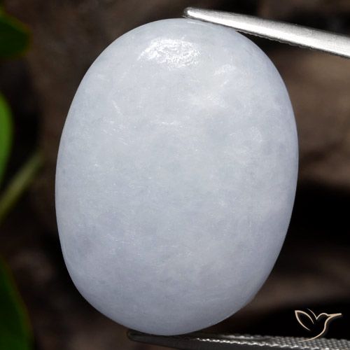 38.02ct 天然 灰色 翡翠, 椭圆形, 不透明