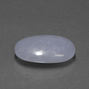 17.68克拉天然硬玉，椭圆形切割，21.6×14.5毫米，半透明