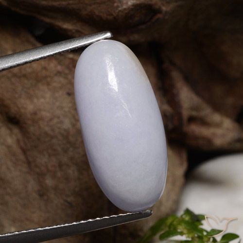 10.44ct 天然 灰色 翡翠, 椭圆形, 半透明