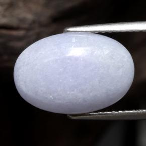 7.19克拉天然紫罗兰色硬玉，椭圆形切割，15.1×10.1毫米，不透明