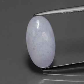 2.81克拉天然硬玉，椭圆形切割，12.8×7毫米，不透明