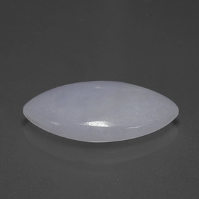 6.33克拉天然绿色硬玉，马眼形，20.2×11.4毫米，半透明