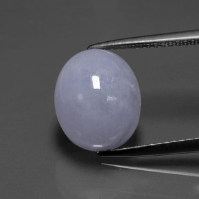 7.88克拉天然硬玉，椭圆形切割，11.9×9.8毫米，不透明