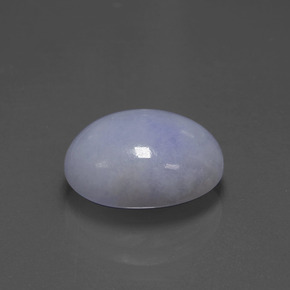 6.60克拉天然硬玉，椭圆形切割，13×10毫米，不透明