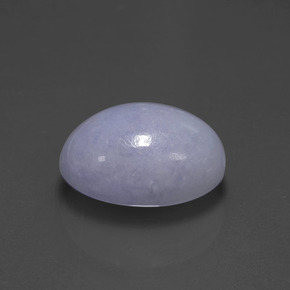 7.41克拉天然硬玉，椭圆形切割，13.3×9.8毫米，不透明