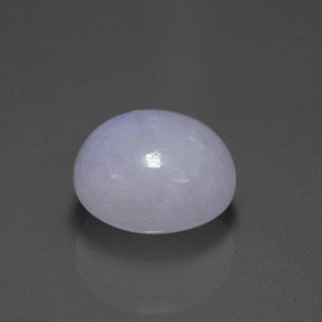 7.70克拉天然硬玉，椭圆形切割，11.6×10.8毫米，半透明