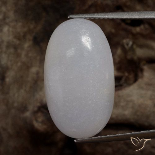 16.11ct 天然 中灰色 翡翠, 椭圆形, 半透明