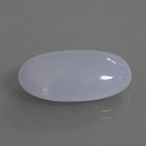 20.87克拉天然硬玉，椭圆形切割，22.3×14毫米，半透明