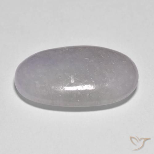 17.68克拉天然翡翠，椭圆形，半透明