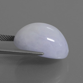 24.47克拉天然翡翠，椭圆形切割，不透明