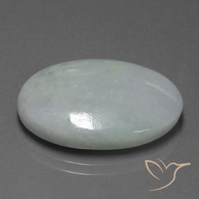 20.12克拉天然翡翠，椭圆形，半透明