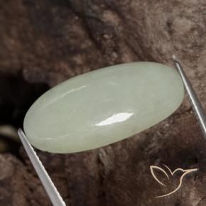 19.29克拉天然翡翠，椭圆形，半透明