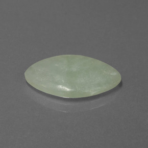 5.03克拉天然翡翠，榄尖形，半透明