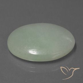 20.36克拉天然翡翠，椭圆形，半透明