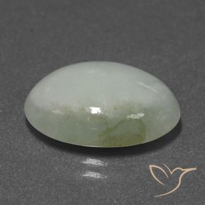 10.28克拉天然翡翠，椭圆形，半透明