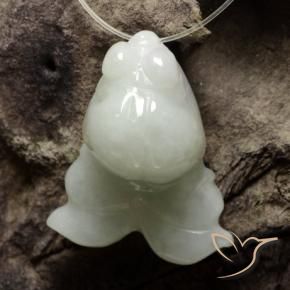 39.99克拉天然翡翠，花式切割，半透明