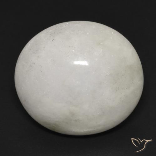 21.10ct 天然 浅灰色 翡翠, 椭圆形, 半透明