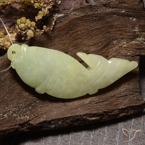 27.20ct 天然 绿黄色 翡翠, 花式切割, 半透明