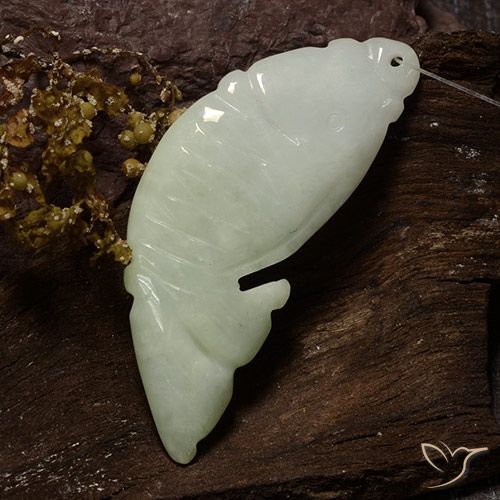 28.99ct 天然 灰绿色 翡翠, 花式切割, 半透明