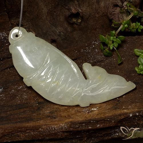 26.70ct 天然 中黄绿色 翡翠, 花式切割, 半透明