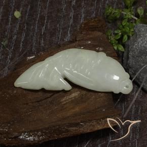 40.04克拉天然翡翠，花式切割，半透明