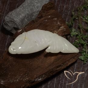 29.96克拉天然翡翠，花式切割，半透明