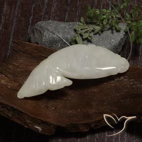 29.96克拉天然翡翠，花式切割，半透明