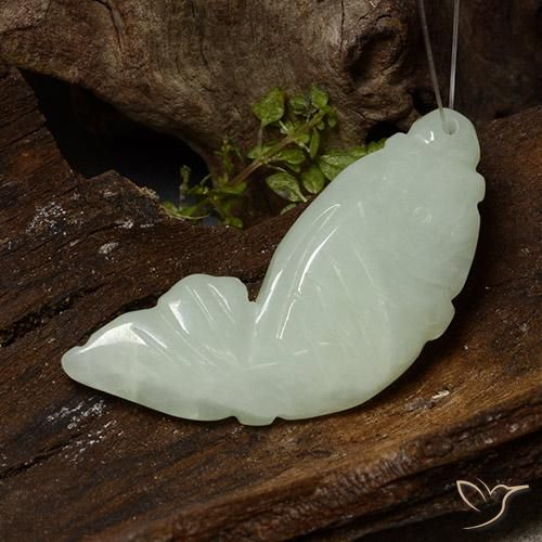27.95克拉天然翡翠，花式切割，半透明
