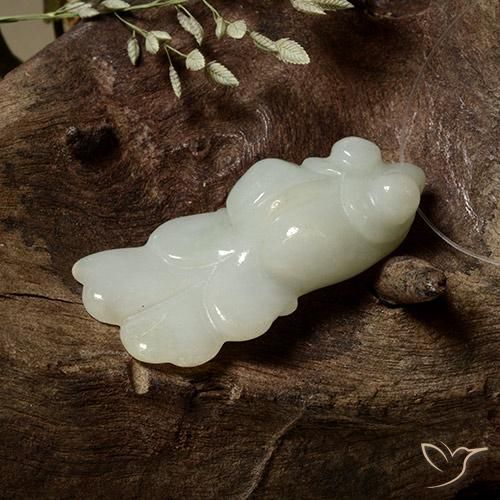33.92ct 天然 灰绿色 翡翠, 花式切割, 半透明