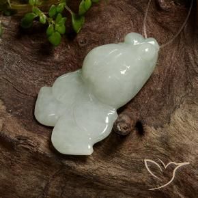 31.71克拉天然翡翠，花式切割，半透明