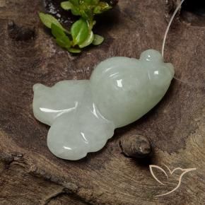 29.81克拉天然翡翠，花式切割，半透明