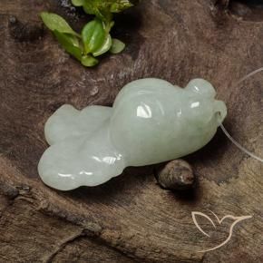 29.81克拉天然翡翠，花式切割，半透明