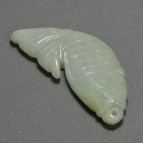 33.14克拉天然绿色硬玉，异形，38.6×16.8毫米，半透明