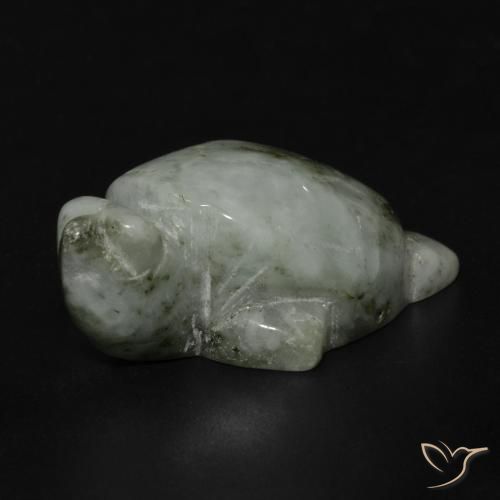 80.14克拉天然翡翠，花式切割，不透明