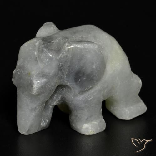 67.48ct 天然 中灰色 翡翠, 花式切割, 不透明