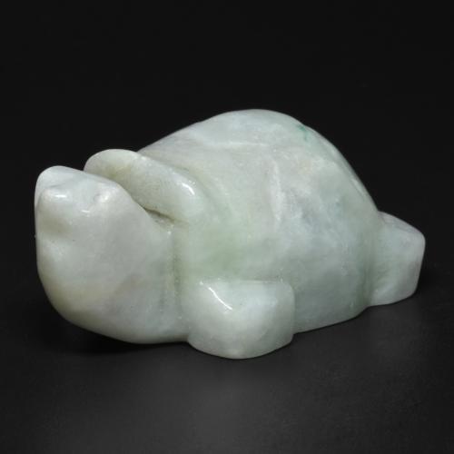 117.18克拉天然绿色硬玉，异形，34.5×24.3毫米，不透明