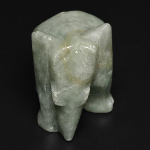 64.53克拉天然绿色硬玉，异形，26.2×15.4毫米，不透明