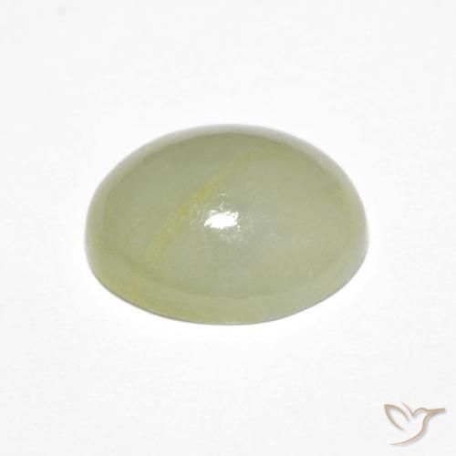 4.62克拉天然翡翠，椭圆形，半透明