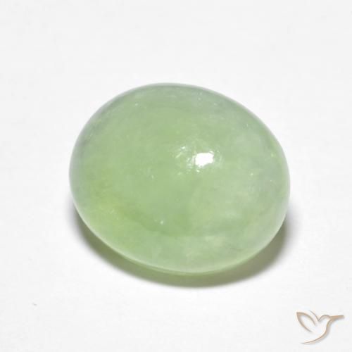 5.09克拉天然翡翠，椭圆形，透明