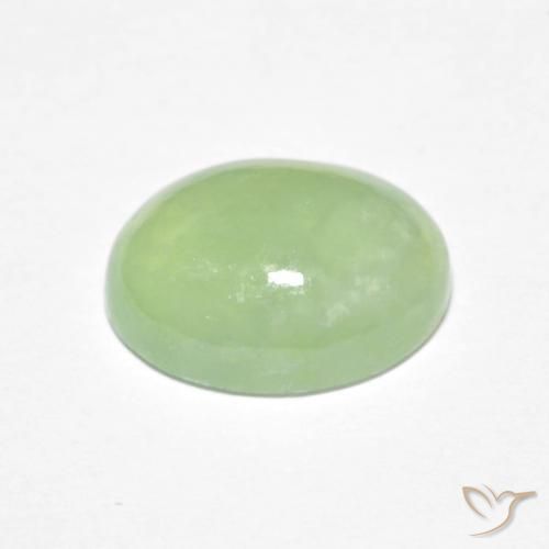 5.09克拉天然翡翠，椭圆形，透明
