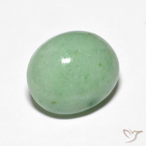 4.32克拉天然翡翠，椭圆形，不透明