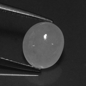 2.20克拉天然翡翠，椭圆形切割，半透明