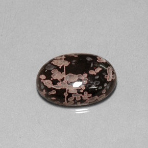10.06克拉天然多色碧玉，椭圆形切割，18×13毫米，不透明