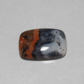 10.67克拉天然多色碧玉，垫形剪裁，19.1×14毫米，不透明
