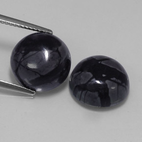 克拉天然碧玉，圆形切割，不透明