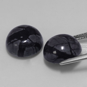 克拉天然碧玉，圆形切割，不透明