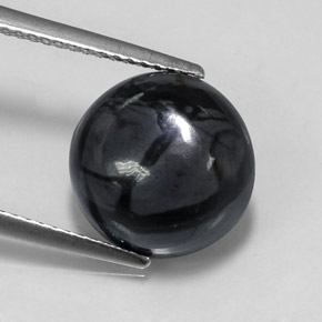 5.80克拉天然碧玉，圆形切割，不透明